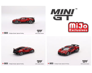 Mini GT 1:64 Bugatti Divo (Red Metallic) – MiJo Exclusives USA
