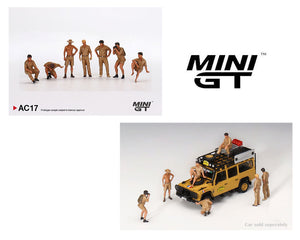 Mini GT 1:64 Metal Figurine Camel Trophy Crew