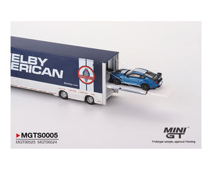 Mini GT 1:64 SHELBY American Transporter Set Western Star 49X & Shelby GT500 SE Widebody – Mijo Exclusives