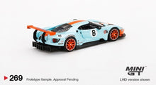 Load image into Gallery viewer, Mini GT 1:64 Mijo Exclusives World Wide Ford GT GTLM Gulf Racing Limited Edition