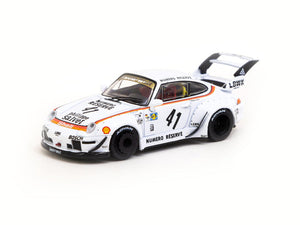 Tarmac Works 1/64 RWB 993 LBWK with Plastic Truck Packaging - Singapore Special Edition - HOBBY64