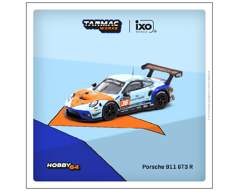 Tarmac Works 1:64 Porsche 911 GT3 R COPPA FLORIO 12H Sicily 2020 – Winner F. Fatien / J. Grogor / M. Jaminet / R. Renauer