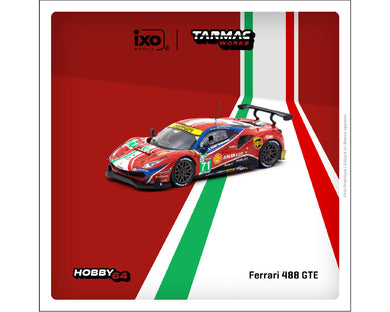 Tarmac Works 1:64 Ferrari 488 GTE 24h of Le Mans 2020 M. Molina / D. Rigon / S. Bird – Hobby64