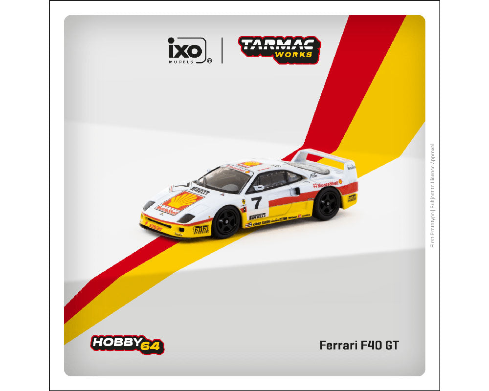 (Preorder) Tarmac Works 1:64 Ferrari F40 GT Italian GT Championship 1993 Marco Brand