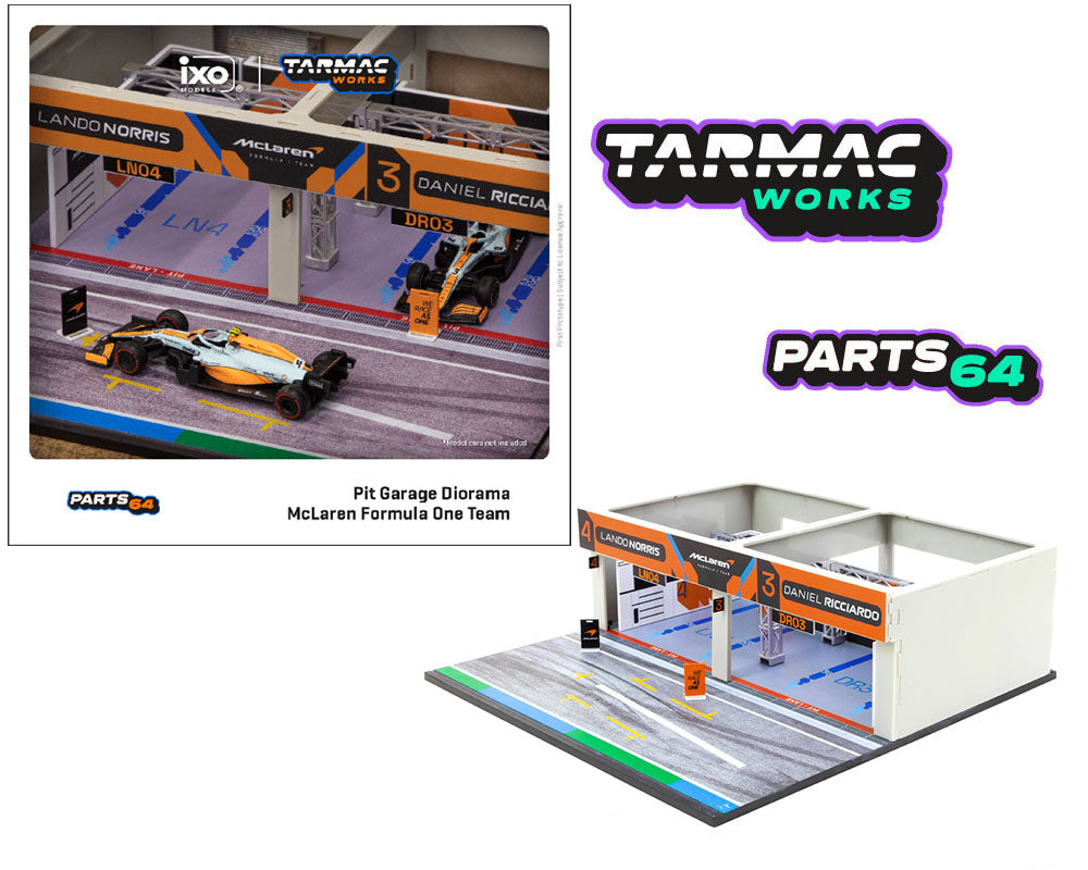 Tarmac Works 1:64 Parts64 Pit Garage Diorama McLaren F1