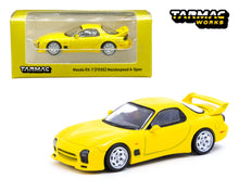 Load image into Gallery viewer, Tarmac Works 1:64 Global 64 Mazda RX-7 (FD3S) Mazdaspeed A-Spec Competition Yellow