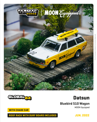 Tarmac Works 1:64 Datsun Bluebird 510 Wagon MOON Equipped Global 64