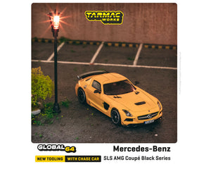 Tarmac Works 1:64 Mercedes-Benz SLS AMG Coupé Black Series Yellow Metallic – Global 64