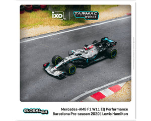 Tarmac Works 1:64 Mercedes-AMG F1 W11 EQ Performance Barcelona Pre-season Testing 2020 Lewis Hamilton