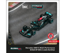 Load image into Gallery viewer, Tarmac Works 1:64 Mercedes-AMG F1 W12 E Performance British Grand Prix 2021 Winner Lewis Hamilton