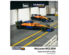 Load image into Gallery viewer, Tarmac Works 1:64 McLaren MCL35M Italian Grand Prix 2021 Winner Daniel Ricciardo