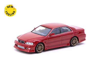 Tarmac Works 1/64 VERTEX Toyota Chaser JZX100 Red Metallic - GLOBAL64