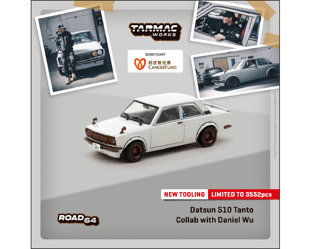 Tarmac Works 1:64 Datsun 510 Tanto by Daniel Wu – Limited to 3,552 pcs