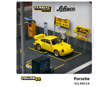 Load image into Gallery viewer, Tarmac Works 1:64 Schuco Porsche 911 RSR 3.8 Yellow