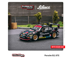 (Preorder) Tarmac Works 1:64 Porsche 911 GT2 24Hr Le Mans 1998 #60 – Global 64