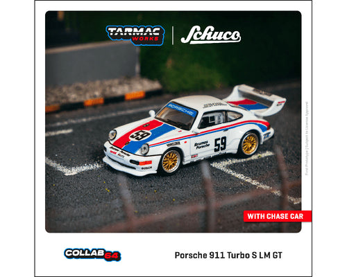 (Preorder) Tarmac Works 1:64 Schuco Porsche 911 Turbo S LM GT 12H Sebring 1993 #59