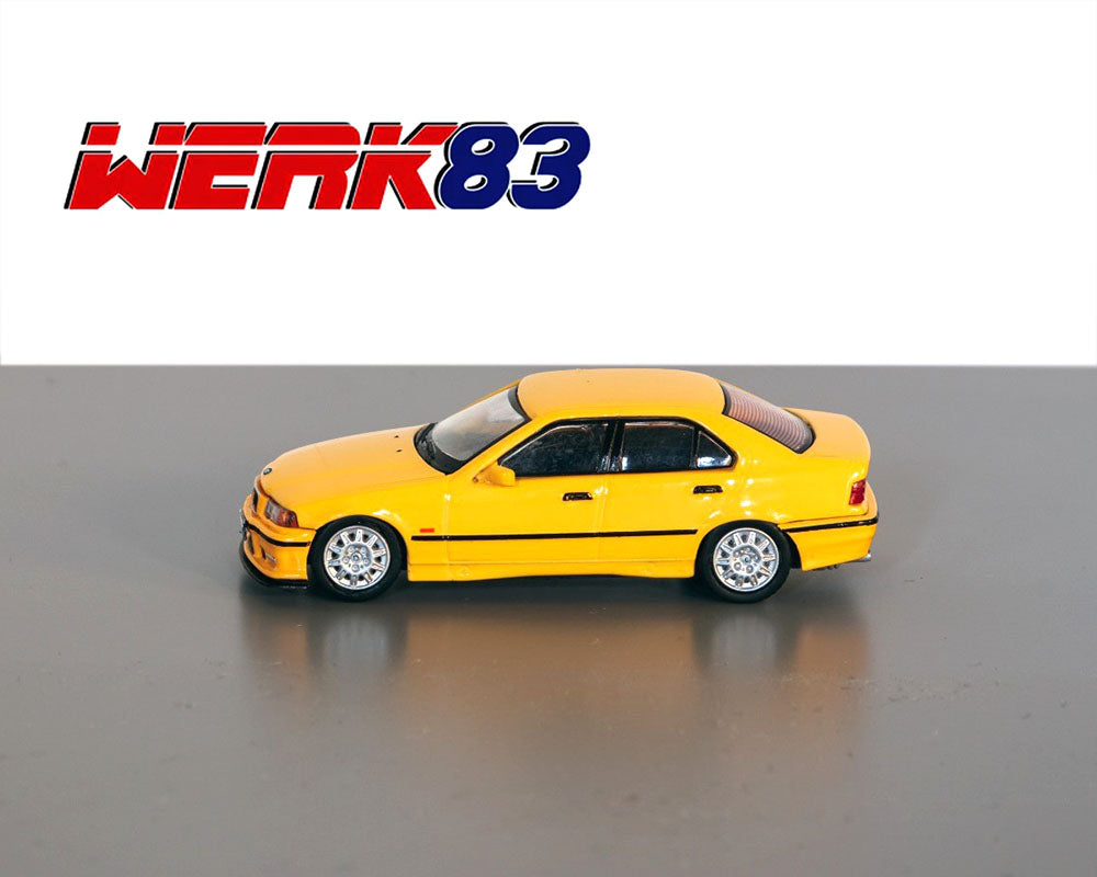 WERK83 1:64 BMW M3 Sedan Yellow