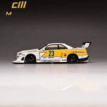 Load image into Gallery viewer, CM Model 1/64 LBWK Nissan GTR R34 Silhouette White
