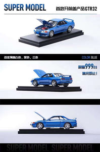 Supermodel 1:64 Nissan Skyline R32 GT-R with opening hood