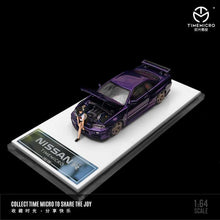 Load image into Gallery viewer, Time Model 1:64 Nissan Skyline GTR R34 Z-Tune with opening hood