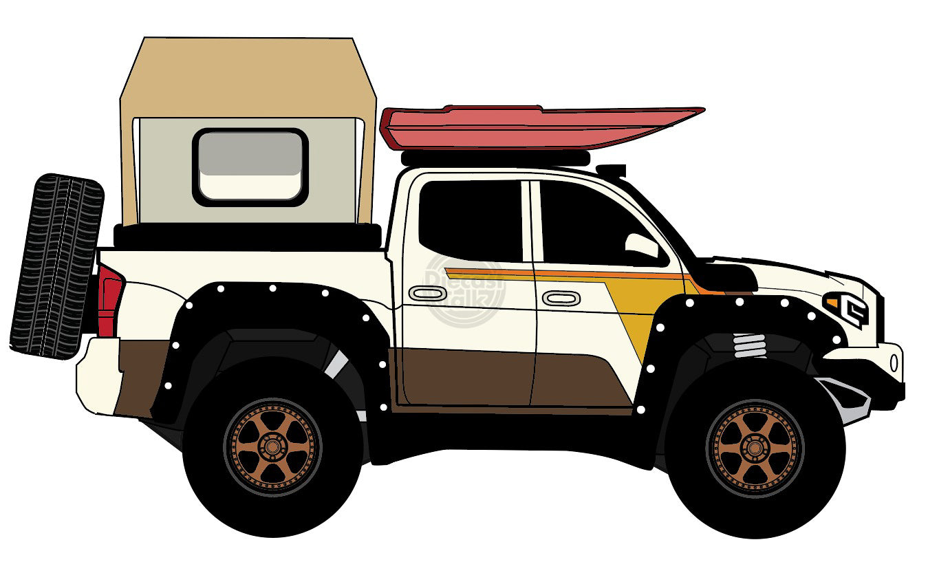 GCD DiecastTalk Exclusive 1/64 Toyota Tacoma Tacozilla Ltd 1000pcs