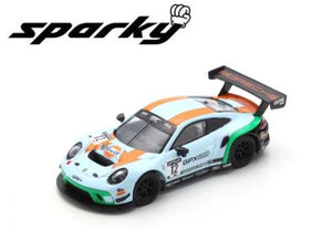 (Pre Order) Sparky 1:64 Porsche GT3 R GPX Racing No.12 "The Diamond" Gulf