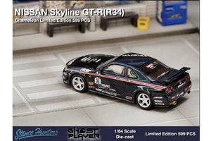 Stance Hunters x Ghost Player 1/64 Nissan Skyline GT-R (R34) Chameleon