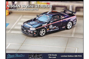 Stance Hunters x Ghost Player 1/64 Nissan Skyline GT-R (R34) Chameleon