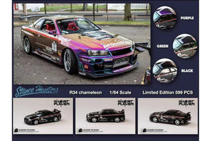 Stance Hunters x Ghost Player 1/64 Nissan Skyline GT-R (R34) Chameleon