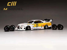 Load image into Gallery viewer, CM Model 1/64 LBWK Nissan GTR R34 Silhouette White