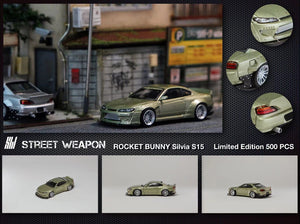 (Pre Order) Street Weapons 1/64 Rocket Bunny Nissan Silvia S15