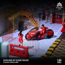 Load image into Gallery viewer, Moreart 1:64 Akira Resin Motorcycle with Figure