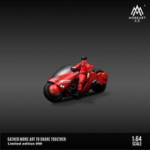 Load image into Gallery viewer, Moreart 1:64 Akira Resin Motorcycle with Figure